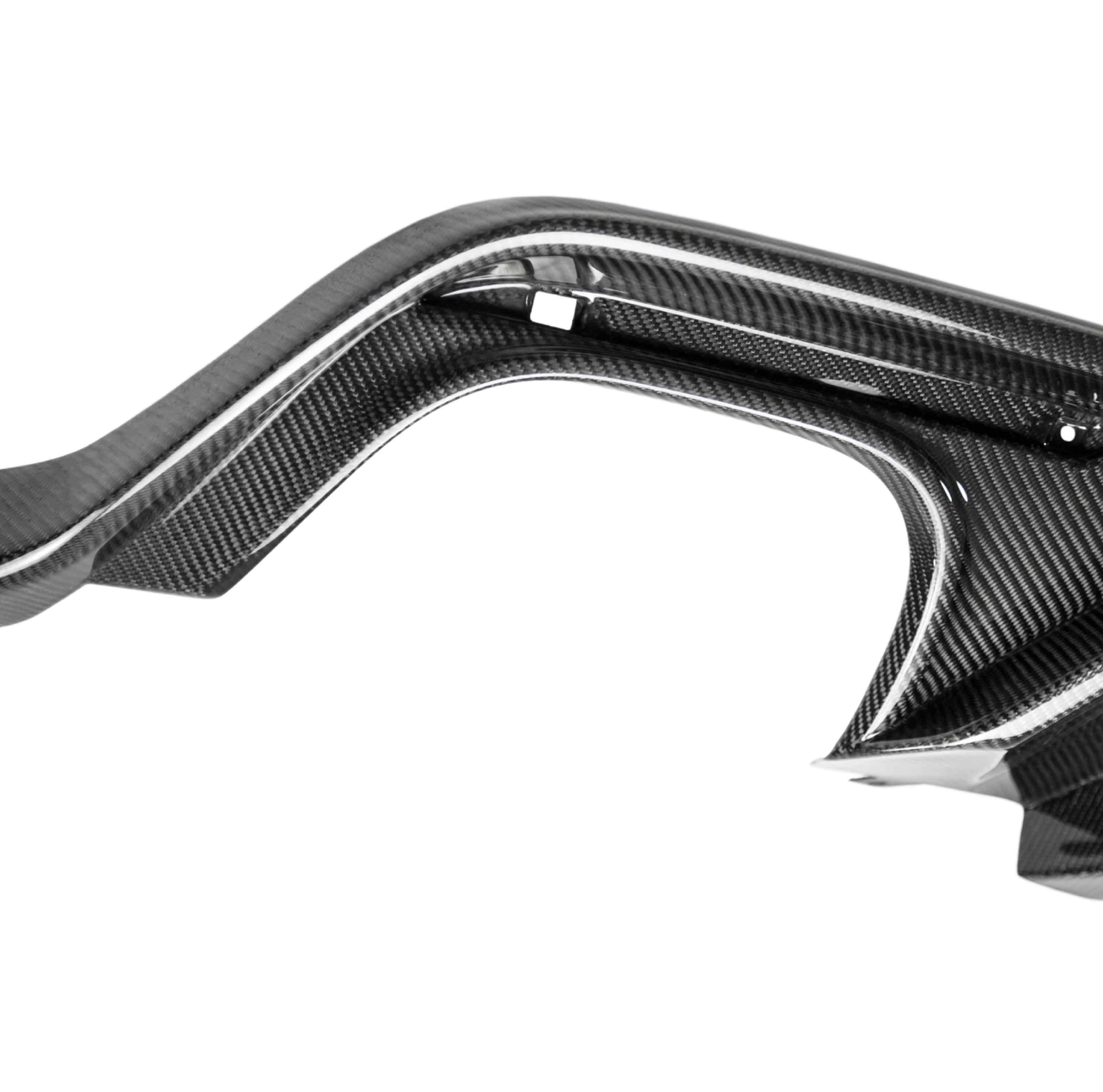 Type-OE carbon fiber quad tip rear valance for 2018-2023 Ford Mustang