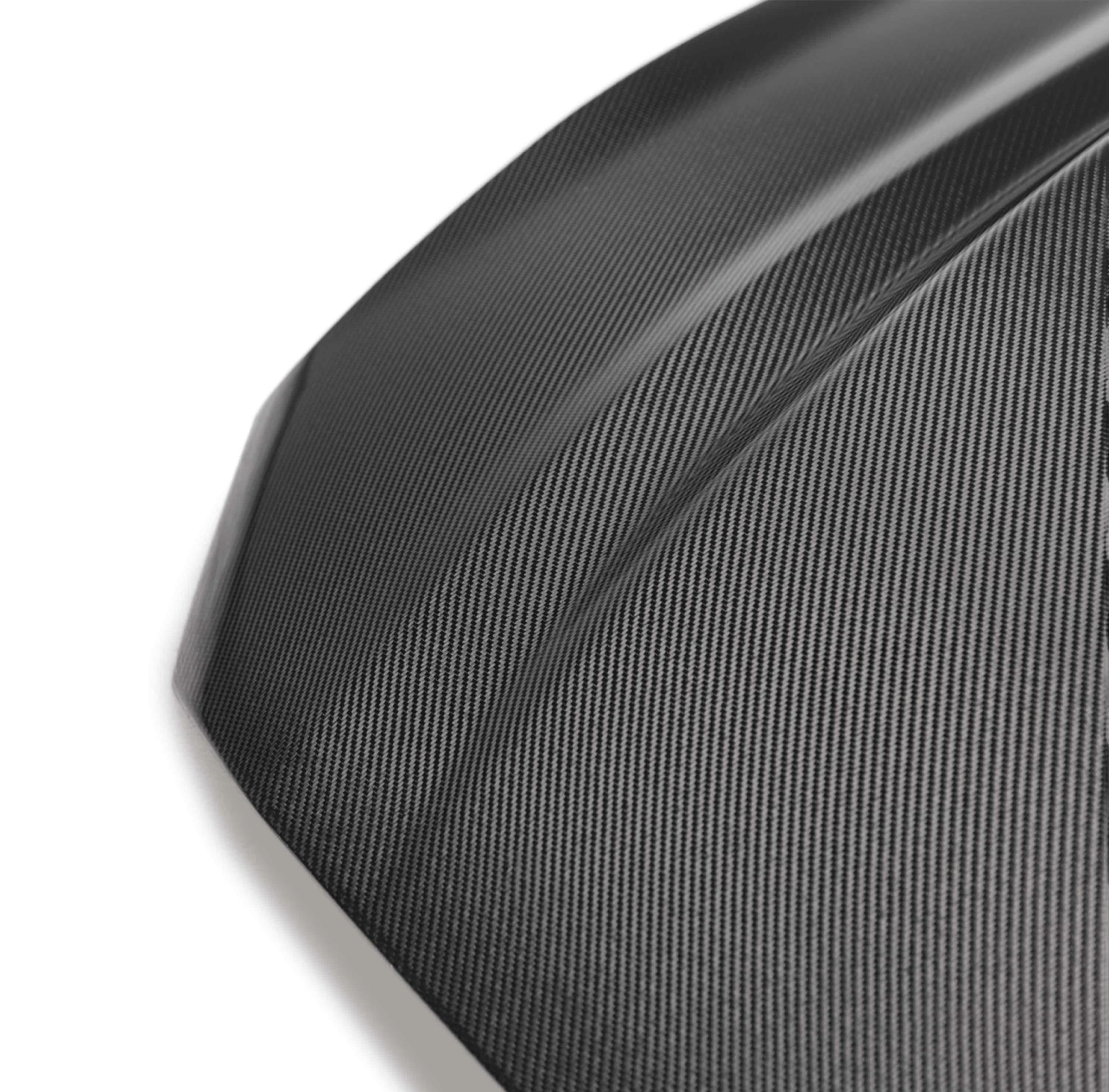Type-CJ double sided carbon fiber 4 inch cowl hood for 2018-2023 Ford Mustang