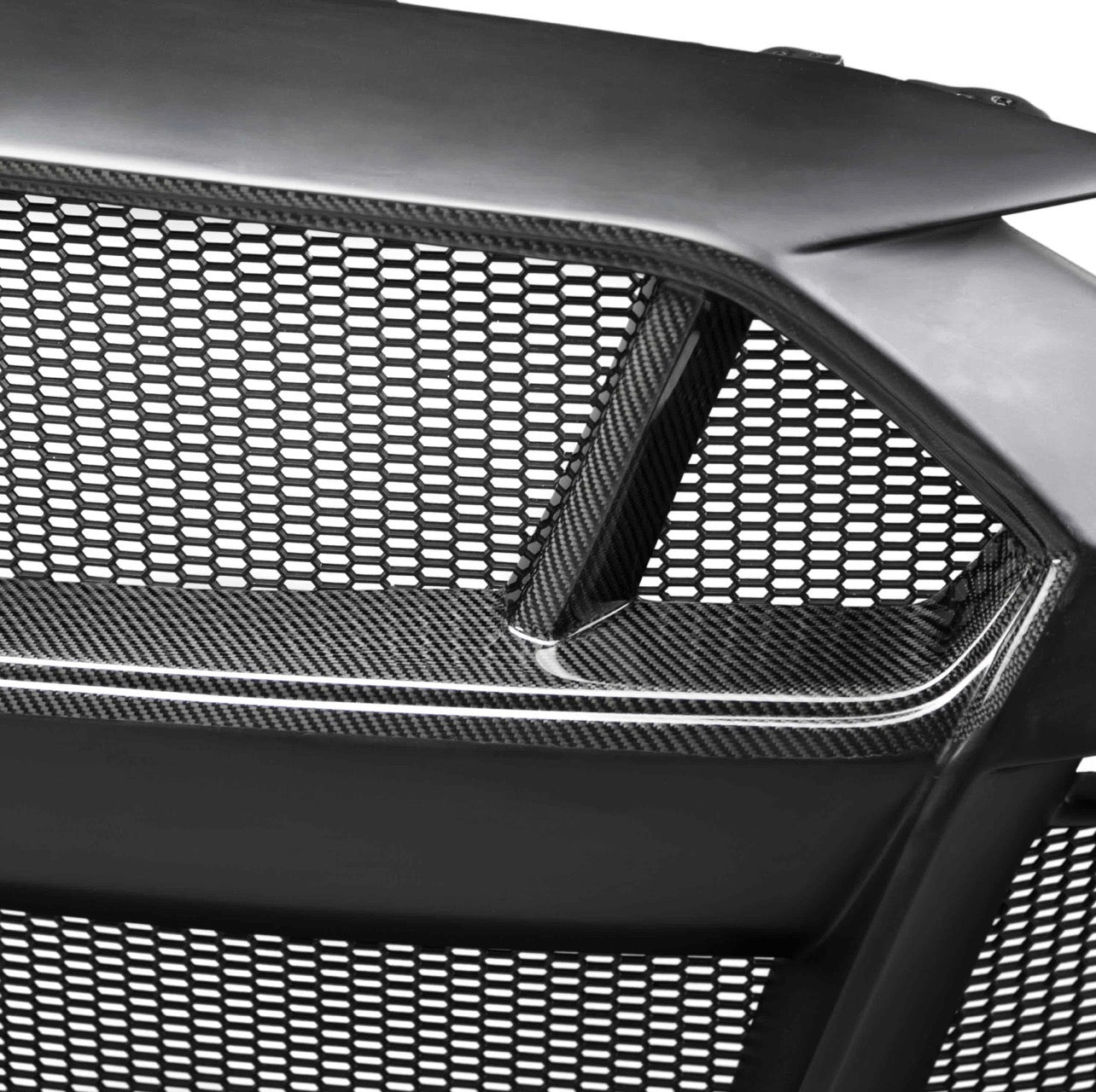 Type-ST partial carbon front bumper for 2018-2023 Ford Mustang