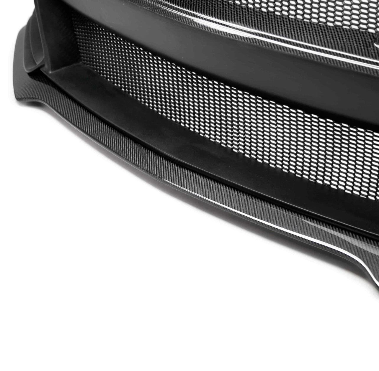 Type-ST partial carbon front bumper for 2018-2023 Ford Mustang