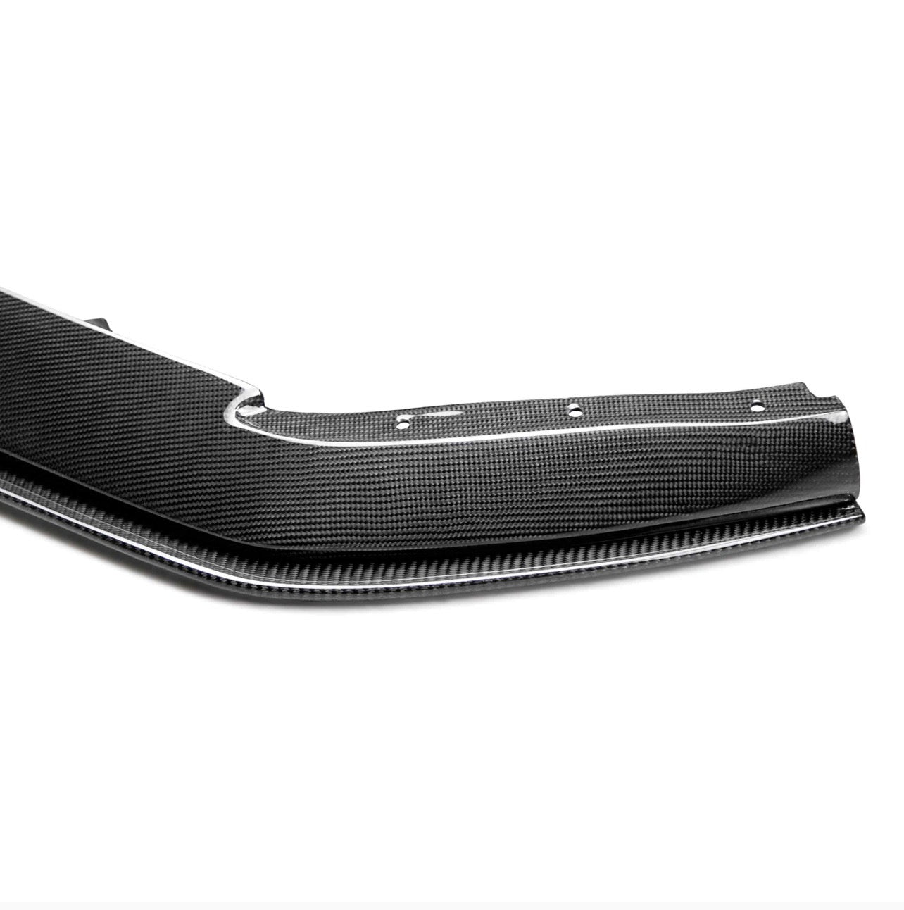 Type-AR carbon fiber front chin splitter for 2018-2023 Ford Mustang