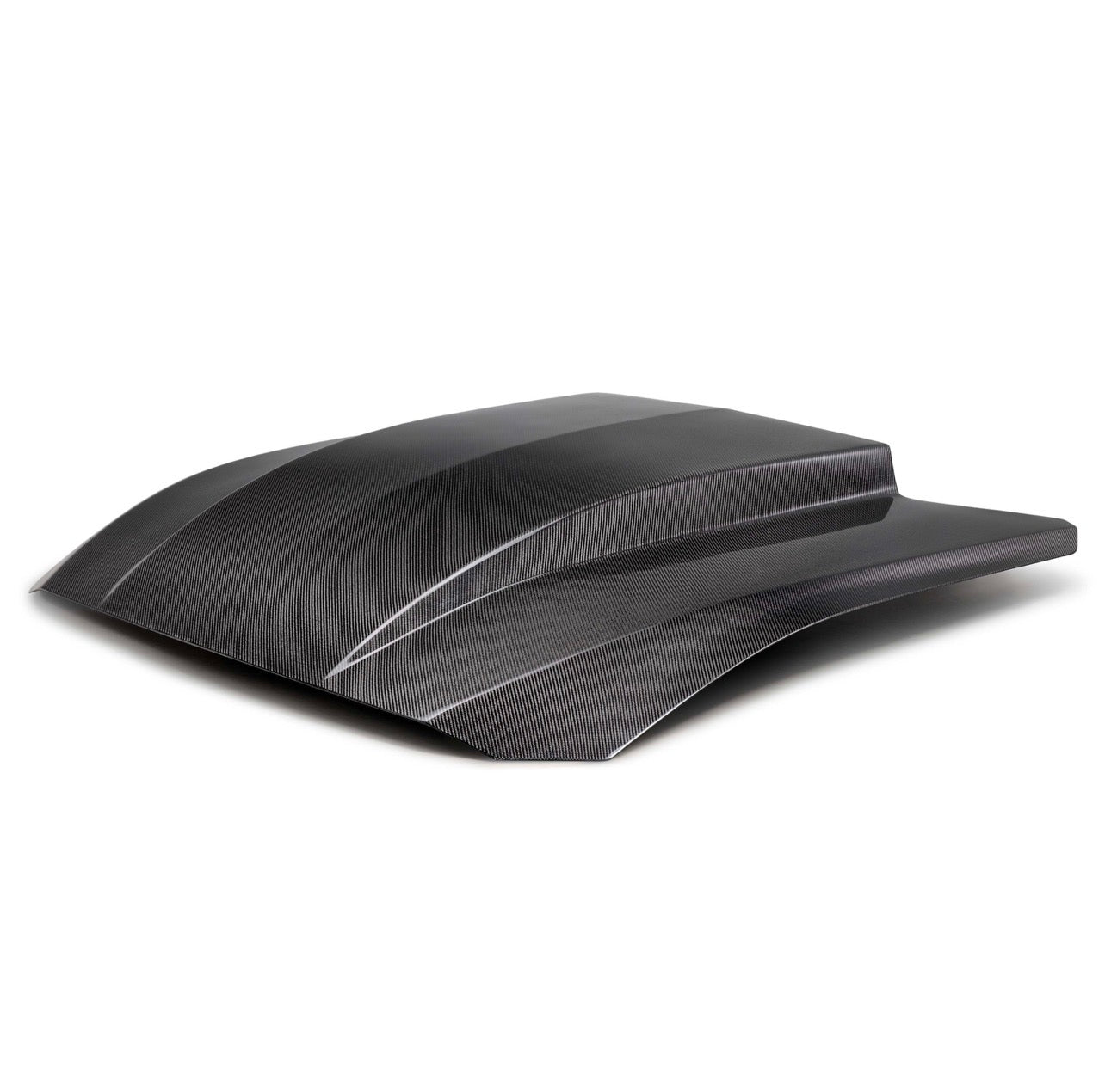 Type-CJ double-sided carbon fiber cowl hood for 2024-2025 Ford Mustang