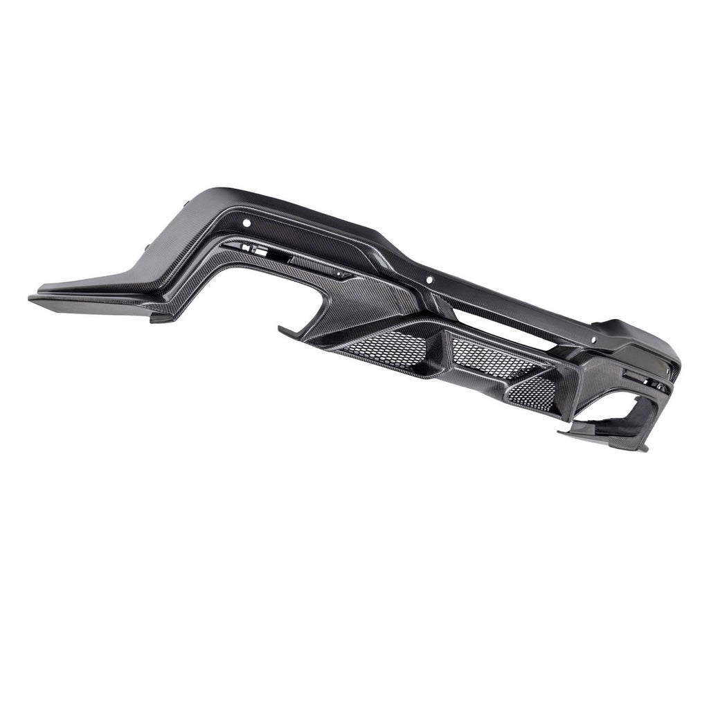 Type-GT5 carbon fiber rear diffuser for 2024-2025 Ford Mustang