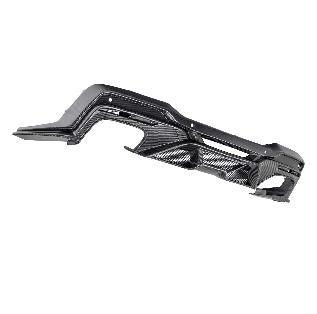 Type-GT5 carbon fiber rear diffuser for 2024-2025 Ford Mustang