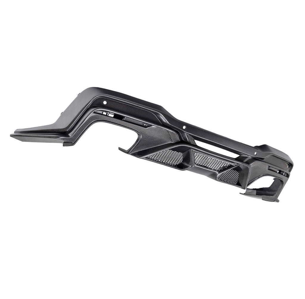 Type-GT5 carbon fiber rear diffuser for 2024-2025 Ford Mustang