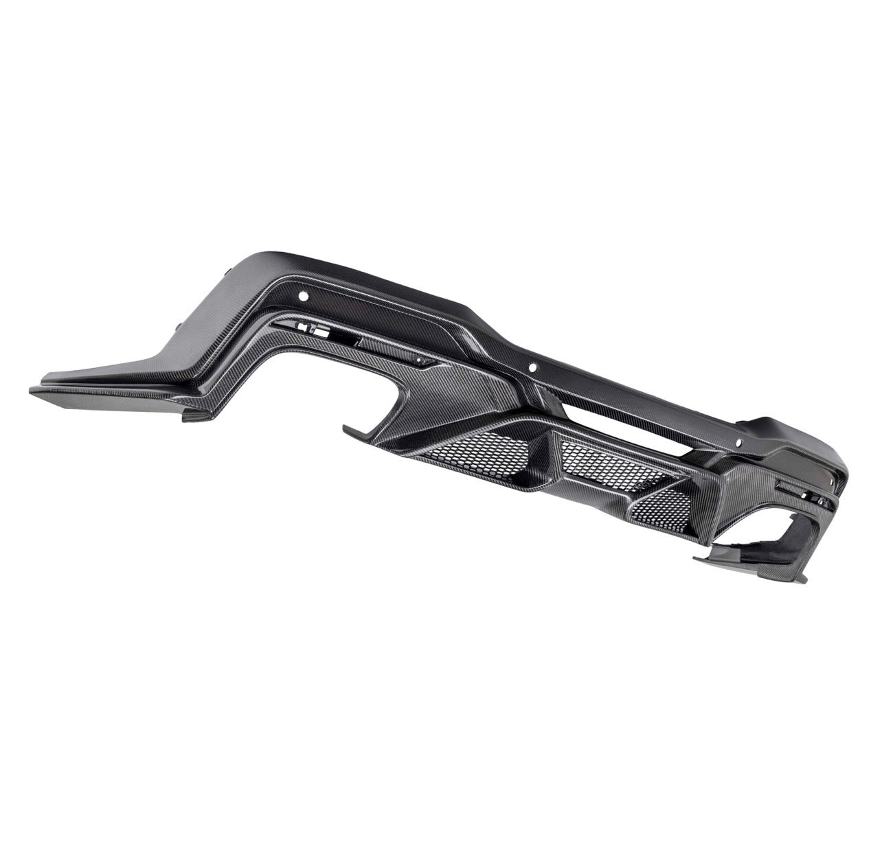 Type-GT5 carbon fiber rear diffuser for 2024-2025 Ford Mustang