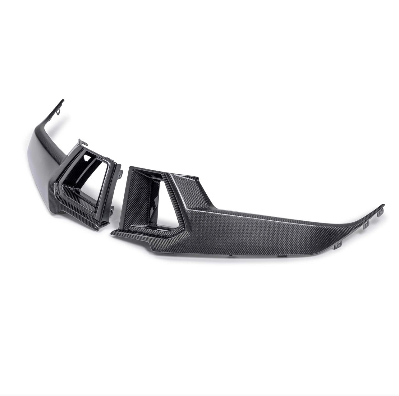 Carbon fiber headlight surround for 2024-2025 Ford Mustang Dark Horse
