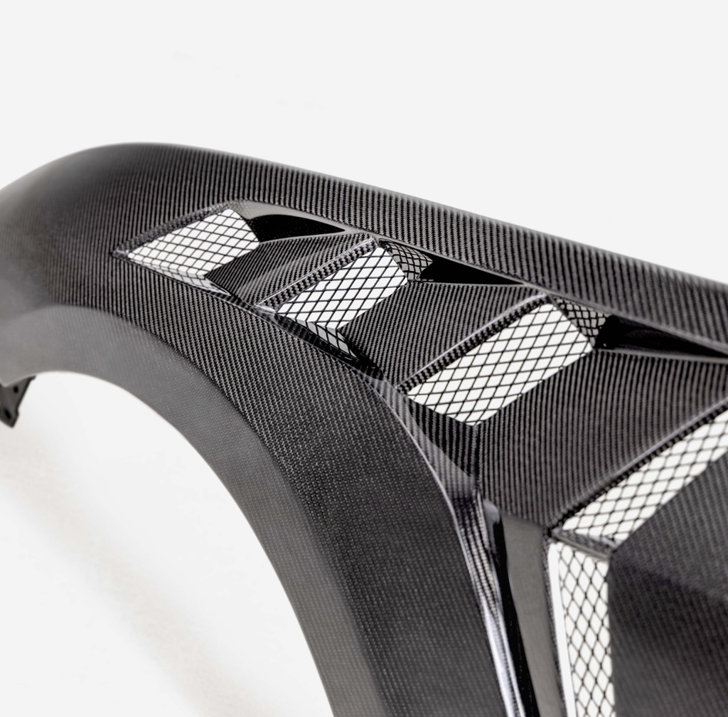 Type-GTD carbon fiber fenders for 2024-2025 Ford Mustang