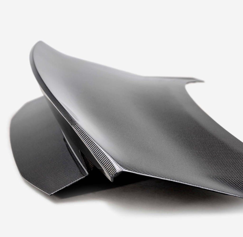 Type-AO double sided carbon fiber 1-piece decklid for 2024-2025 Ford Mustang