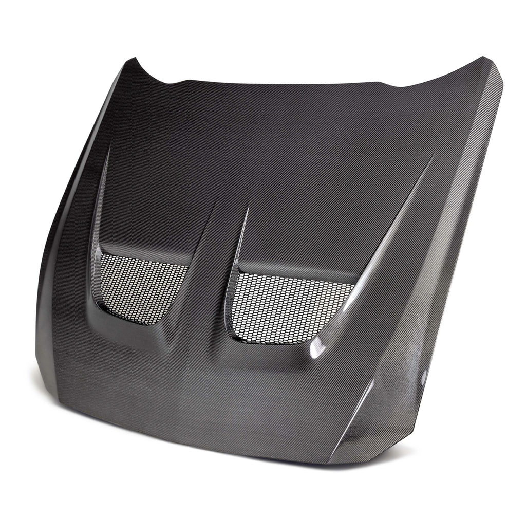 Type-GTD carbon fiber hood for 2024-2025 Ford Mustang