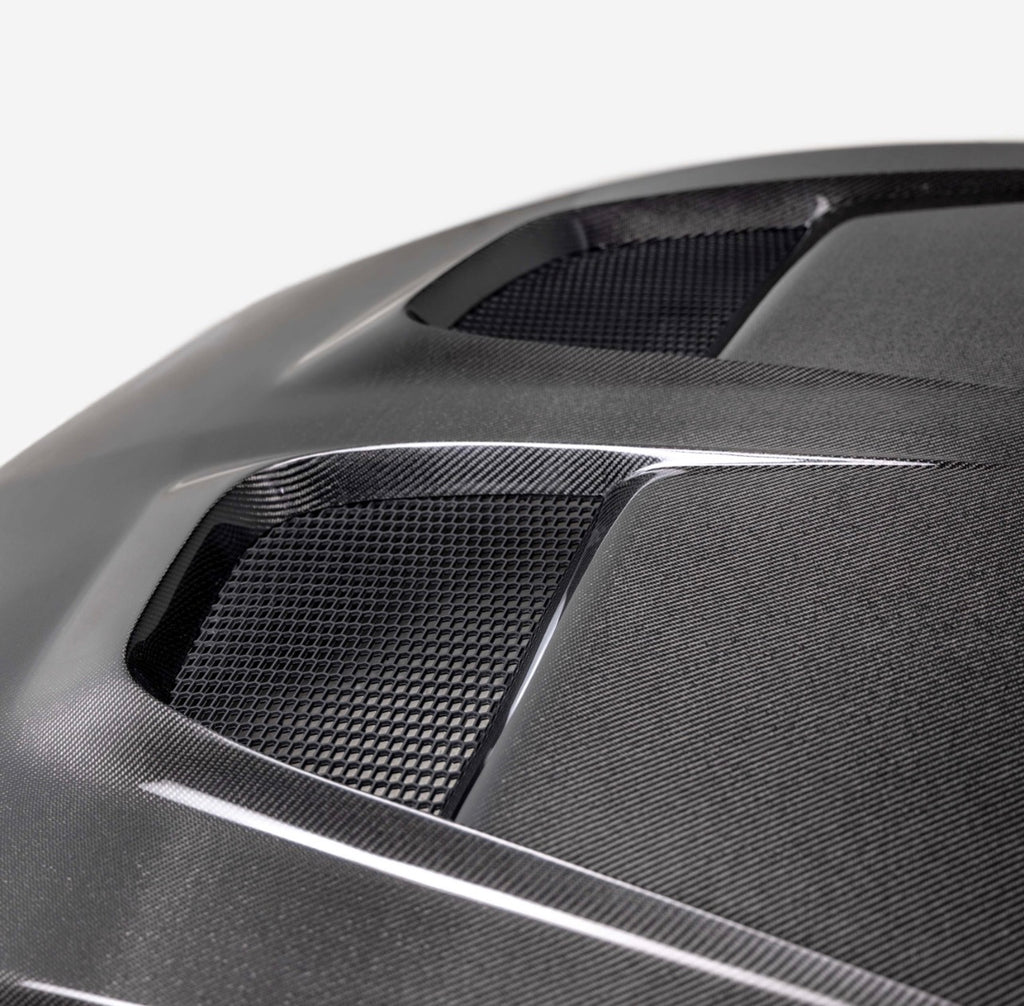 Type-GTD carbon fiber hood for 2024-2025 Ford Mustang