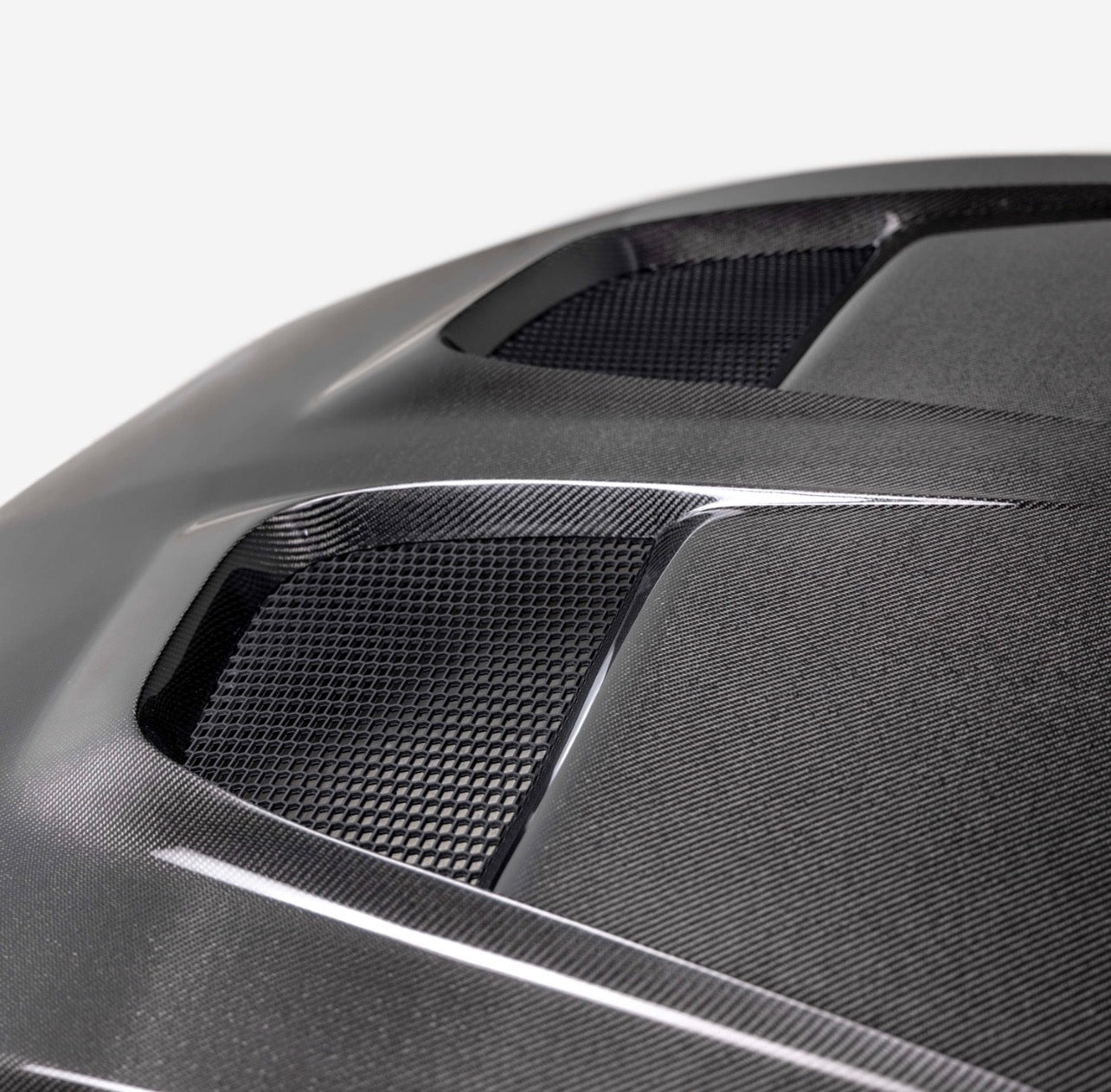 Type-GTD carbon fiber hood for 2024-2025 Ford Mustang