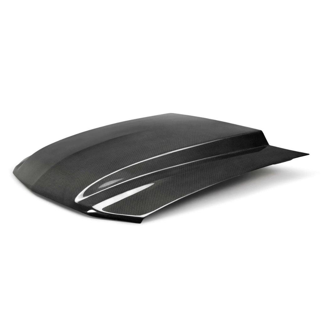 Type-CJ carbon fiber cowl hood for 2013-2014 Ford Mustang
