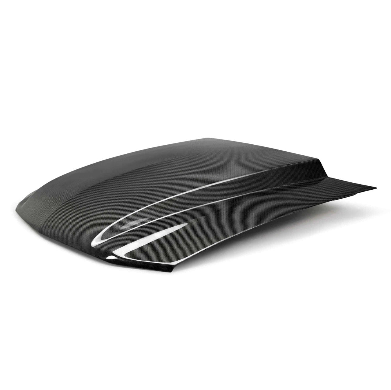 Type-CJ carbon fiber cowl hood for 2013-2014 Ford Mustang